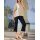 Ajour sweater with stone trim, beige-ecru