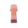 Patch-Druckkleid, orange-champagner