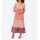 Patch-Druckkleid, orange-champagner