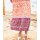 Patch-Druckkleid, orange-champagner