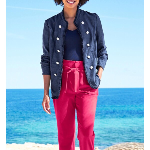 Jackenblazer, blue-stone-washed