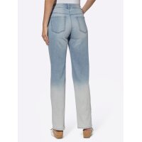 5-pocket jeans with gradiating colour, blue-bleached