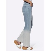 5-pocket jeans with gradiating colour, blue-bleached