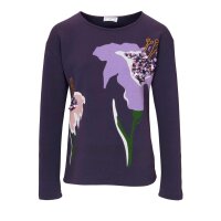 Designer-Sweatshirt m. Pailletten, lila