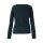 Marken-Pullover m. Strass, dunkelgrün
