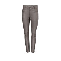 Lammnappaleder-Hose, taupe
