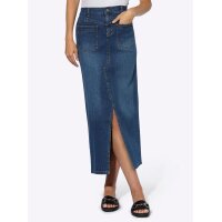 Denim skirt, blue / stone washed