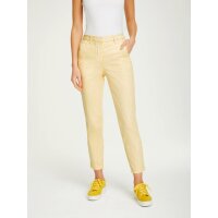 Designer-Druck-Stretchhose, vanille-rosé