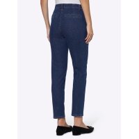 7/8-Jeans mit Zierknöpfen, dark blue used