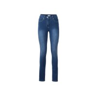 Designer-Bauchweg-Skinny-Jeans, blue stone