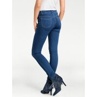 Designer-Bauchweg-Skinny-Jeans, blue stone