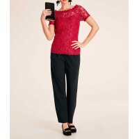 Spitzenshirt, rot