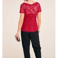Spitzenshirt, rot