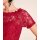 Spitzenshirt, rot