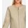 Lamb nappa leather jacket with mesh inserts, sand
