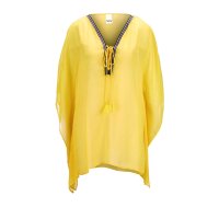 Chiffontunika + Top, gelb