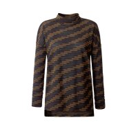 Jerseyshirt, schwarz-bronze