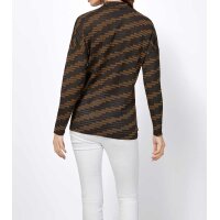Jerseyshirt, schwarz-bronze