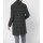 Wattierter Wollmantel, grau