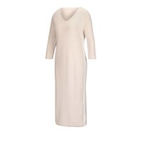 Midi knit skirt, beige blend