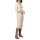 Midi knit skirt, beige blend