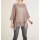 Oversize sweater with lace, rosé