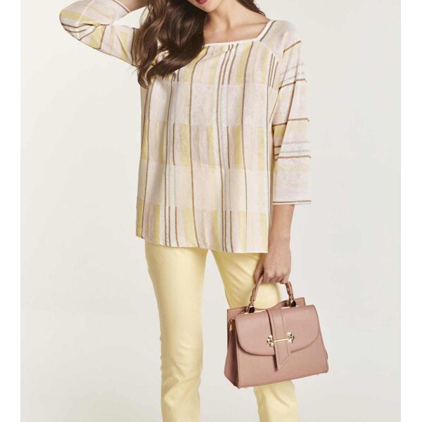 Fine knit sweater, multicolour
