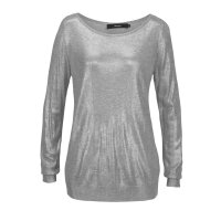 Marken-Pullover "LUNA", grau-metallic