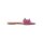 Leather mule wit beads, pink
