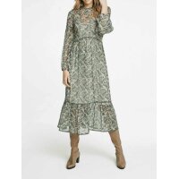 Print dress, green-multicoloured