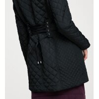 Designer-Steppjacke, schwarz