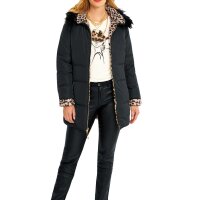 Reversible down jacket, leo-black