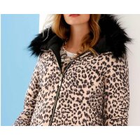 Reversible down jacket, leo-black