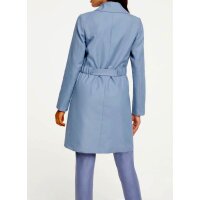 Designer-Kurzmantel, hellblau