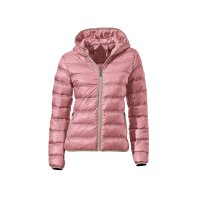 Daunenjacke m.Kapuze, rosè