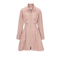 Designer-Kurzmantel, rosé