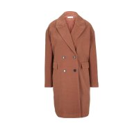 Designer-Flauschmantel, cappuccino