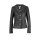 Lamb nappa leather jacket, black