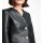 Lamb nappa leather jacket, black
