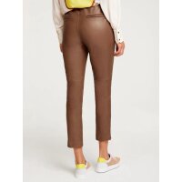 Designer-Lammnappaleder-Leggings, cognac