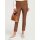 Designer-Lammnappaleder-Leggings, cognac