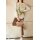 Designer-Lammnappaleder-Leggings, cognac