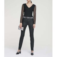 Fine knit sweater, black