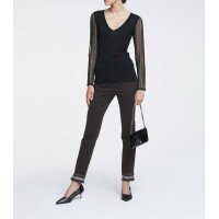 Fine knit sweater, black