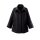 Marken-Wollflauschjacke m. Webpelz, schwarz