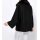 Marken-Wollflauschjacke m. Webpelz, schwarz