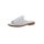 Rind-Nappaleder-Pantolette m.Wellenmuster, weiß