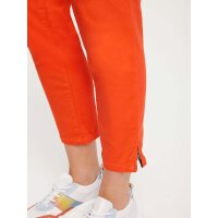 Designer-Bauchweg-Jeans, blutorange
