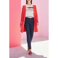Designer-Bauchweg-Jeans, dark denim
