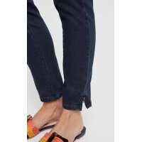 Designer-Bauchweg-Jeans, dark denim
